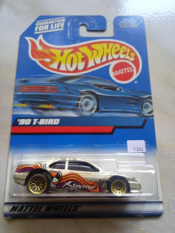 Hot Wheels - 90 T-Bird Silver Tampo Xtreme Kartu Lama