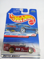 Hot Wheels - Double Vision Red Kartu Lama