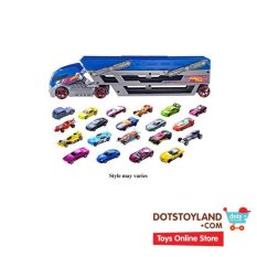 Hot Wheels Turbo Hauler With 20 Diecast Multi Colour