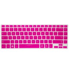 HRH Keyboard Skin Cover Film Protector For Samsung Q470 700Z4AH 530U4B 535U4C 700Z4A 900X4C 900X4D(Semi Hotpink)- Intl
