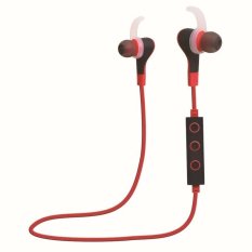 Huast BT-50 V4.1 Sport Bluetooth Wireless Stereo Headset Music Headphone Earphone (Red) (Intl)