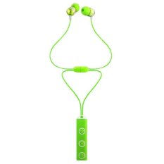 Huast BT-52 V4.1 Metal Sport Bluetooth Stereo Headset With Microphone Music Headphone Earphone (Green) (Intl)