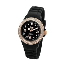 Ice-Watch - Stone Sili Collection - Black RG Bezel - Small 38 mm (Intl)