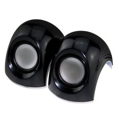 ifang 2Pcs Pair Of USB Computer Mini Speakers (Black)