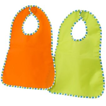 ikea kladd randig bib celemek bayi 2 hijau dan orange lazada indonesia ikea kladd randig bib celemek bayi 2 hijau dan orange lazada indonesia