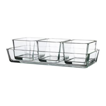 ikea mixtur oven piring saji kaca bening 3 pcs ikea mixtur oven piring saji kaca bening 3 pcs