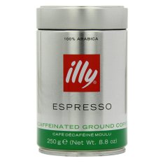Illy Coffee Ground Decaffeinated - Bubuk Kopi - 250 Gr