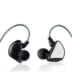 In-Ear Earbuds Mic Stereo Earphone Headset Headphone For Mobile Phone or MP3 or MP4(black)- Intl