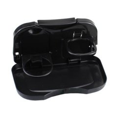 Indo Dealz Meja Makan Mobil Portable Hitam Car Food Tray