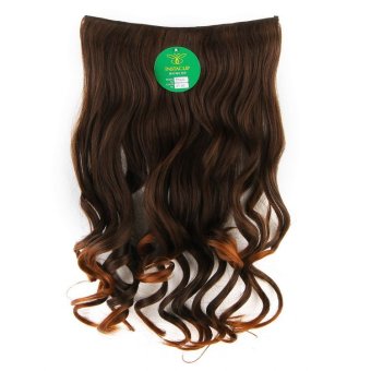 instaclip hairclip curly light brown 60 cm hair clip instaclip hairclip curly light brown 60 cm hair clip