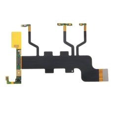 iPartsBuy Power Button and Volume Button and Microphone Ribbon Flex Cable Replacement for Sony Xperia T2 Ultra Dual / XM50h / D5322 (Intl)