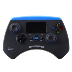 IPEGA PG-9028 Wireless Bluetooth Unique Controller Gamepad w/ Touchpad Support Android/ios/Android TV Box/Tablet PC (Black + Blue) (Intl)