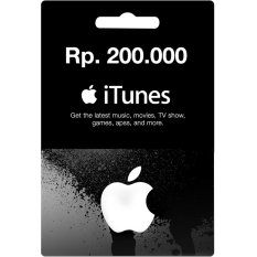 iTunes Gift Card Region Indonesia Rp. 200.000,-