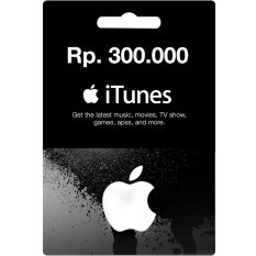 iTunes Gift Card Region Indonesia Rp. 300.000,-