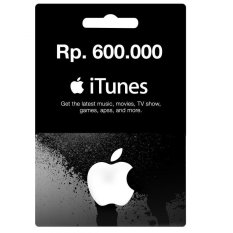 iTunes Gift Card Region Indonesia Rp. 600.000,-