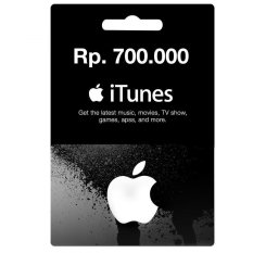 iTunes Gift Card Region Indonesia Rp. 700.000,-