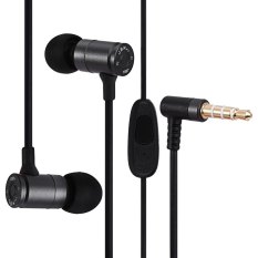 JBM MJ007 3.5mm Plug Stereo Music Earphone (Black) - Intl