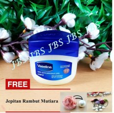 JBS Vaseline Petroleum Jelly Original USA 49gram + Jepitan Rambut Mutiara
