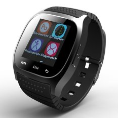 JTS Bluetooth Smart Wrist Watch Phone Mate For Android Samsung LG HTC (Black) - Intl