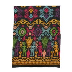 Kain Indonesia Katun Kristik A256_Wastra 200 x 110 cm Hitam