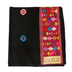 Kain Indonesia Songket Negara A287 Wastra 180 x 101 cm Hitam