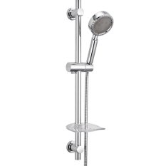 KBI Shower Set Shower Riser Bar Chrome Bathroom Shower Head Set- Intl