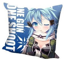 Kigu Kawaii Sinon Asada - Sword Art Online SPC73 Anime Dakimakura Case Cushion Hugging Body Square Pillow Cover