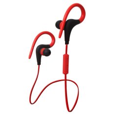 Kingdom Mall Wireless Earphone Bluetooth Headsets Red (Intl)