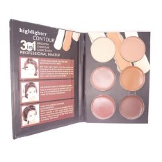 Kiss Beauty 6 Color Contouring Highlighter Palette 9461 - 6 warna