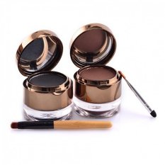 Kiss Beauty Eyebrow Gel Cake - 2 pcs Black and Brown
