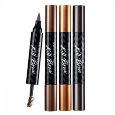 Kiss Beauty - Tinted Tattoo Kill Brow 2 in 1 / Tato Alis dan Maskara – Coklat