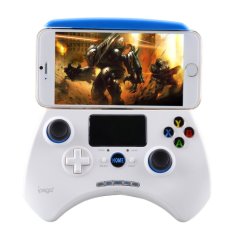 KS IPEGA PG-9028 Wireless Bluetooth Unique Controller Gamepad w/ Touchpad Support Android/ios/Android TV Box/Tablet PC - White + Blue - Intl