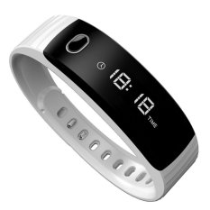 L8 Bluetooth 4.0 Smart Wristband Tracking Pedometer Bracelet Remote Camera Smartband for iPhone 5 Huawei Samsung HTC White