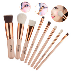 La Vie 8pcs Eye Shadow Brushes Cosmetic Tools Wool Make Up Brush Set(Pink) - Intl