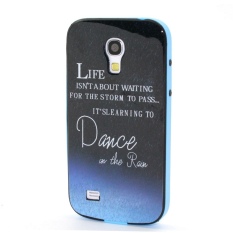 Lancase Case+Bumper Hybrid Cartoon Hard Case for Samsung Galaxy S4mini i9190 Dance in the Rain