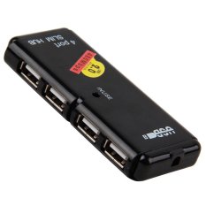 landor Portable High Speed 4 Port USB 2.0 HUB for PC Laptop Notebook,Black White - Intl