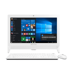Lenovo PC All In One C20-00-DHID - Intel Celeron N3050 - 2GB RAM - Windows 10 - Putih