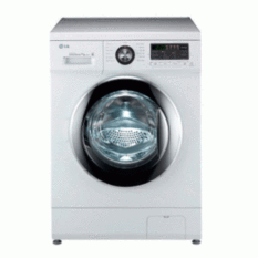 LG Mesin Cuci Front Loader 2 in 1-Wash and Dry WD-M1480AD6-Putih-8 Kg