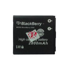 Li-ion Baterai Blackberry Em1 Double Power 2800Mah For Blackberry Curve, Apolo, 9360/9350/9370 - Hitam