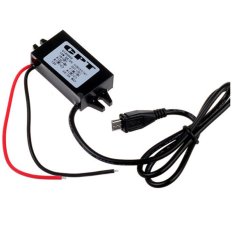Linko Car Hard Wired Power Inverter 12V DV To 5V DC Micro USB Charger for DVR Android Phone Tablet (Intl)