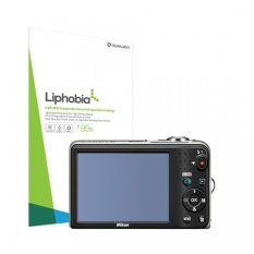 Liphobia Nikon COOLPIX L32 Hi Clear Clean camera screen protector shield guard anti-fingerprint 2 pcs