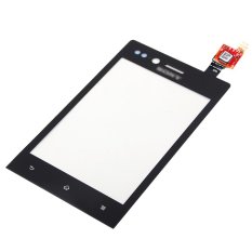 LL Trader Original Quality LCD Touch Screen Glass Lens Replacement (Black) + Free Tools Free Shipping For Sony Xperia Miro ST23 ST23i- Intl