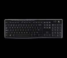 Logitech K270 Wireless Keyboard - Hitam
