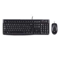 Logitech KB K120 + MS B100 - Hitam