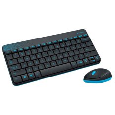 Logitech Keyboard Wireless MK 240 Dan Mouse - Hitam