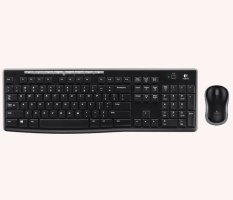 Logitech MK270r Wireless Combo Keyboard Mouse - Black