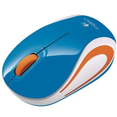 Logitech Wireless Mini Mouse - M187 - Biru