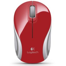 Logitech Wireless Mini Mouse - M187 - Merah