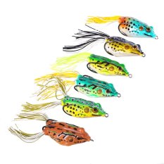 Lot 6pcs/lot 5.5cm 12.5g Artificial Crank Frog Fishing Lure Plastic Hard Baits Crankbaits - Intl