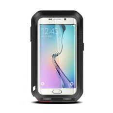 Love Mei Powerful Bumper Case Samsung Galaxy S6 Edge - Hitam
